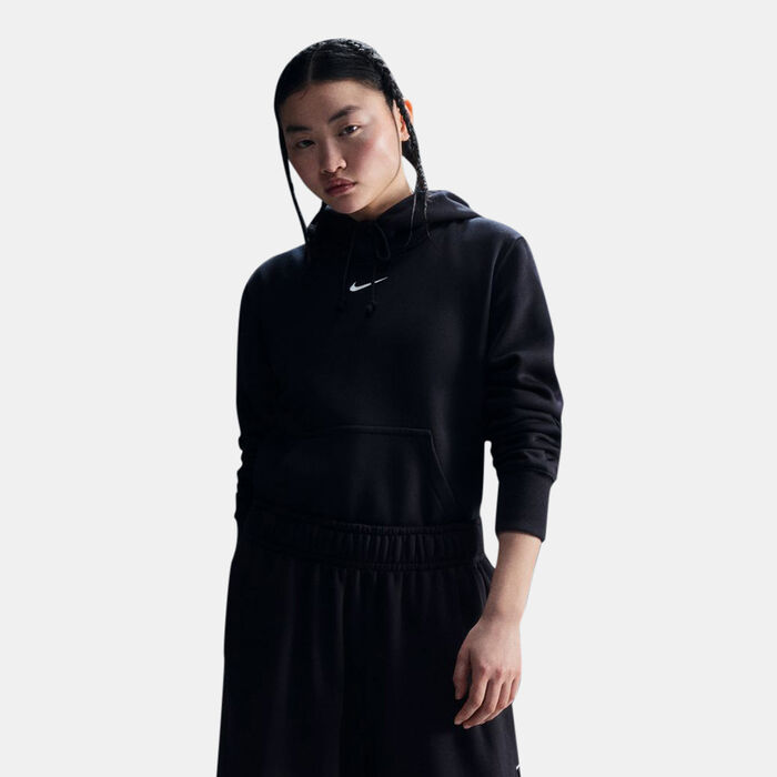 Nike Women's Sportswear Phoenix Fleece Hoodie Black Nike Women's Sportswear Phoenix Fleece Hoodie Black image number 0