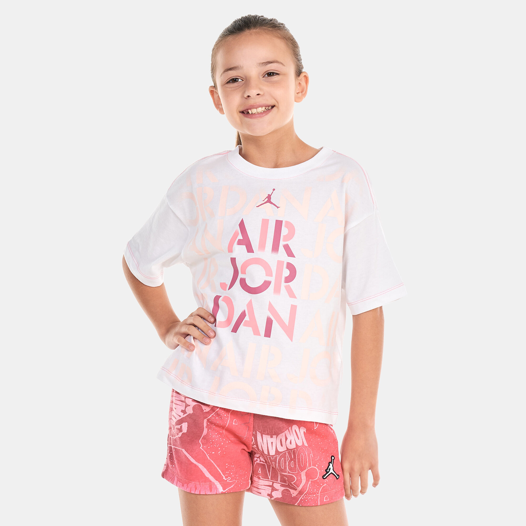 Shop Jordan Kids Air Focus T Shirt Older Kids White Online in KSA SSS