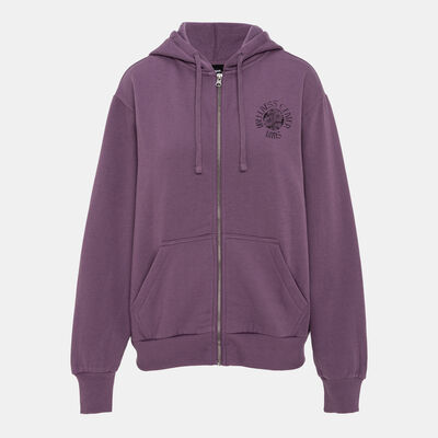 Vans Women's Wellness Full-Zip Hoodie Purple