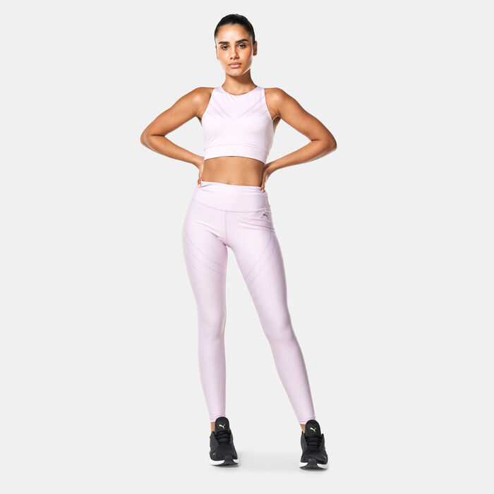 PUMA Women's PWR Ultraform Graphic Sports Bra Pink PUMA Women's PWR Ultraform Graphic Sports Bra Pink image number 2
