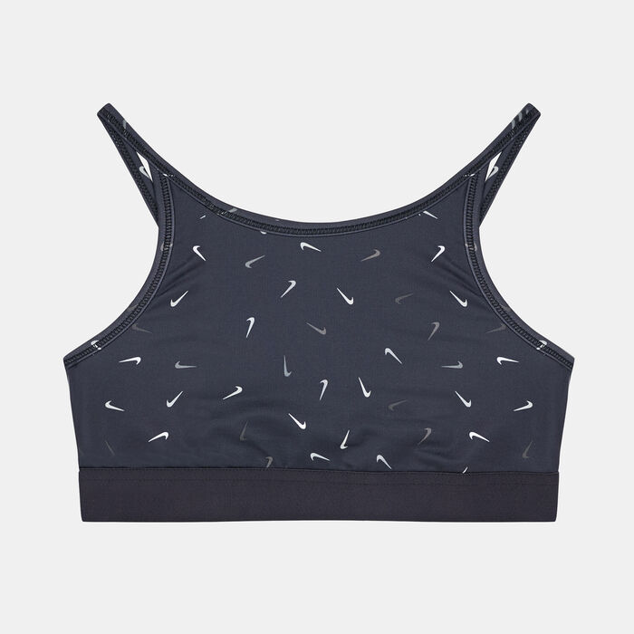 Nike Kids' Dri-FIT Trophy Light-Support Sports Bra (Older Kids) Black image number 0