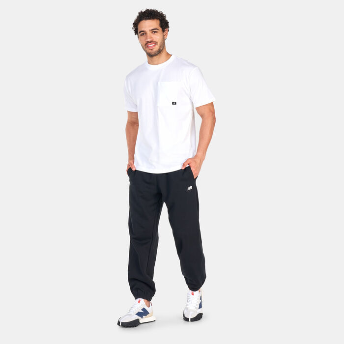 New Balance Men's Essentials Pocket T-Shirt White New Balance Men's Essentials Pocket T-Shirt White image number 2