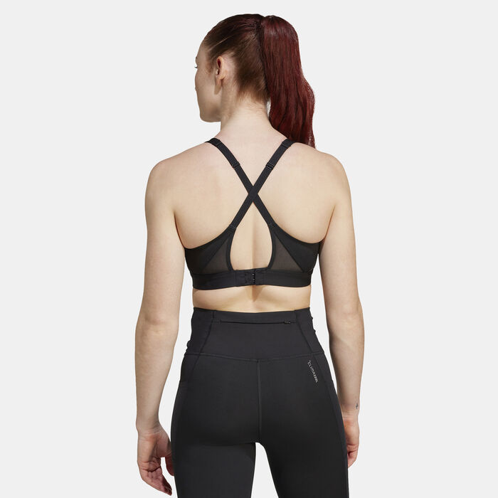 adidas Women's Ultimateadidas Run High-Support Training Sports Bra Black adidas Women's Ultimateadidas Run High-Support Training Sports Bra Black image number 1