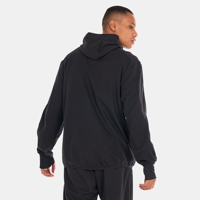 adidas Men's Yoga Training AEROREADY Full-Zip Hoodie Black adidas Men's Yoga Training AEROREADY Full-Zip Hoodie Black image number 1