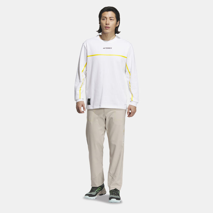 adidas Men's National Geographic Tech T-Shirt White adidas Men's National Geographic Tech T-Shirt White image number 2