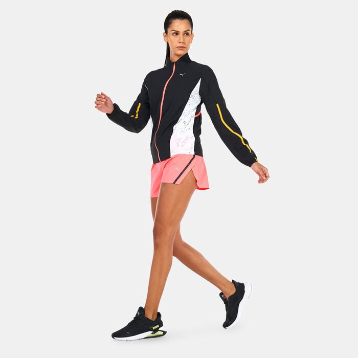 PUMA Women's Run Ultraweave S Woven Running Jacket Black PUMA Women's Run Ultraweave S Woven Running Jacket Black image number 2