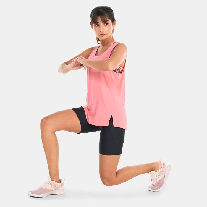 Under Armour Women's UA Iso-Chill Laser Tank Top Pink image number 2