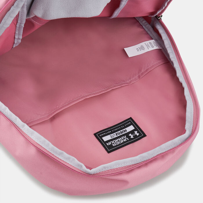 Under Armour Hustle Lite Backpack Pink image number 3