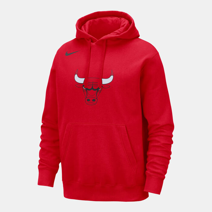 Nike Men's NBA Chicago Bulls Club Hoodie Red Nike Men's NBA Chicago Bulls Club Hoodie Red image number 0
