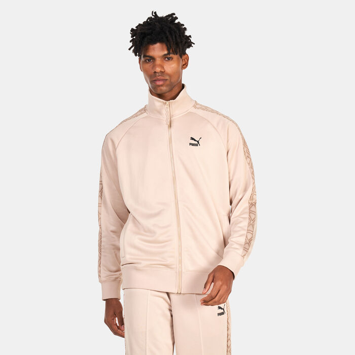 PUMA Men's T7 TREND 7ETTER Track Jacket Brown PUMA Men's T7 TREND 7ETTER Track Jacket Brown image number 0