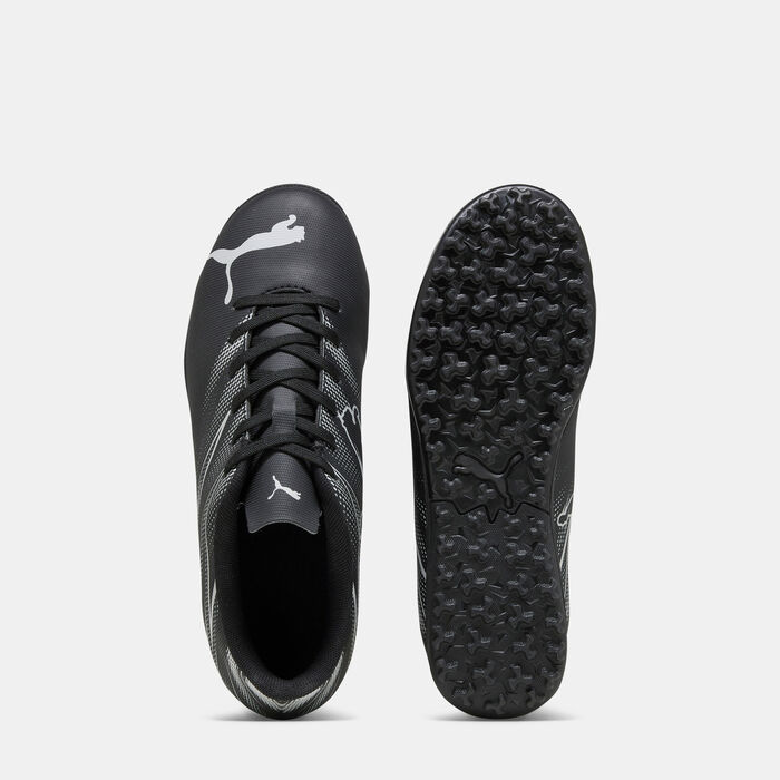 PUMA Kids' ATTACANTO Turf Ground Football Shoes Black PUMA Kids' ATTACANTO Turf Ground Football Shoes Black image number 3