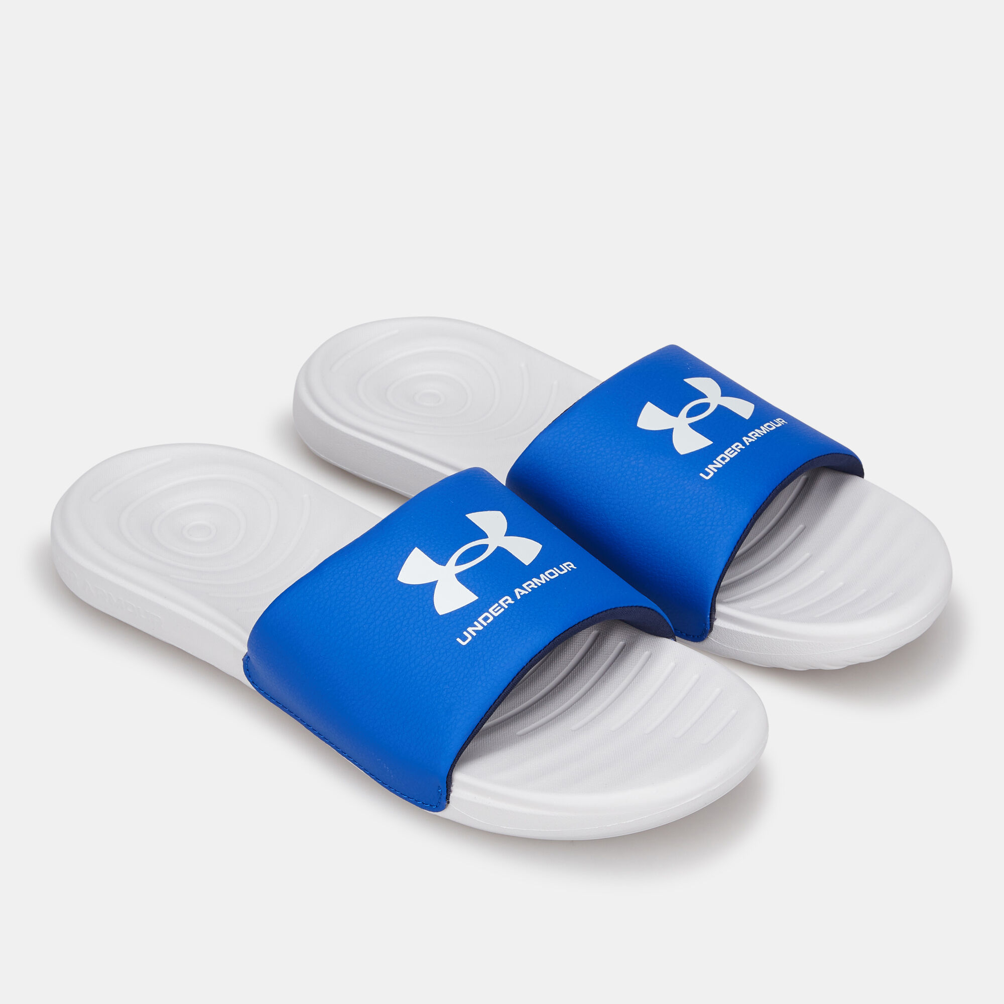 Buy Under Armour Men s Ansa Fixed Slides Grey in KSA SSS