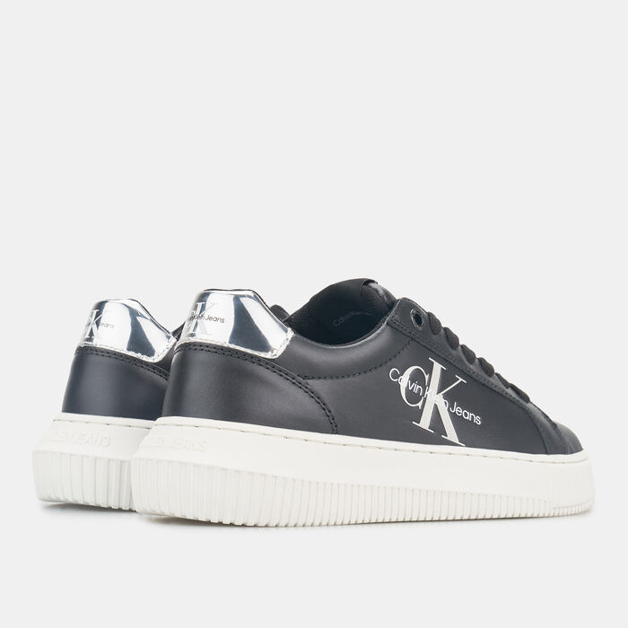Calvin Klein Women's Chunky Leather Shoes Black Calvin Klein Women's Chunky Leather Shoes Black image number 2