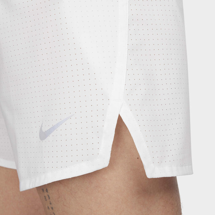 Nike Men's Fast Dri-FIT Running Shorts White Nike Men's Fast Dri-FIT Running Shorts White image number 5