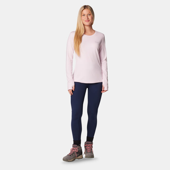 Columbia Women's Sloan Ridge Long Sleeve T-Shirt Pink Columbia Women's Sloan Ridge Long Sleeve T-Shirt Pink image number 2