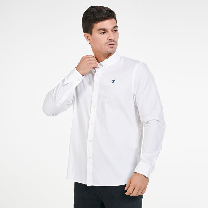 Timberland Men's Ela River Elevated Oxford Shirt White image number 0