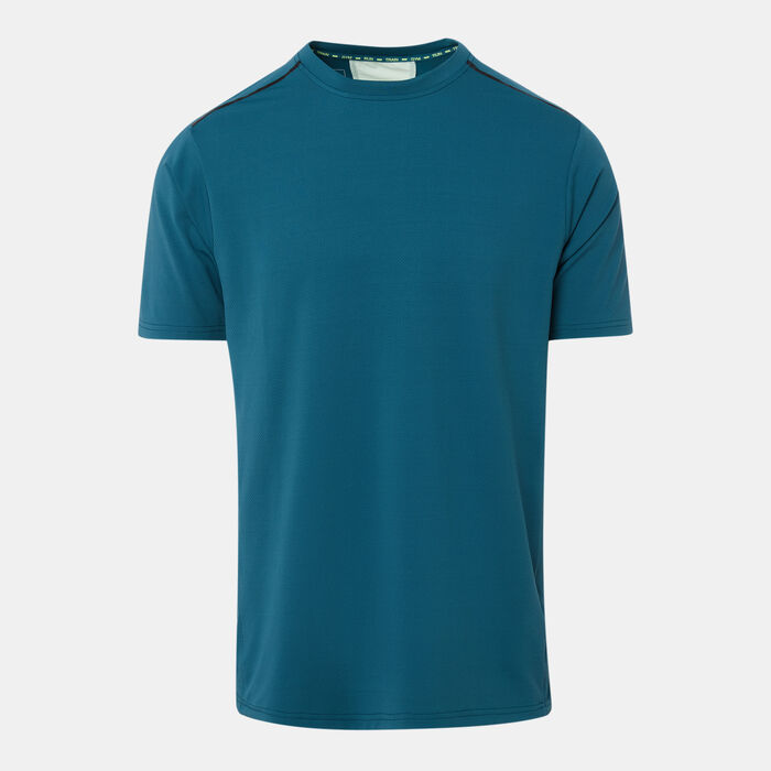 Sun and Sand Sports Men's Colourblock Training T-Shirt Green image number 0