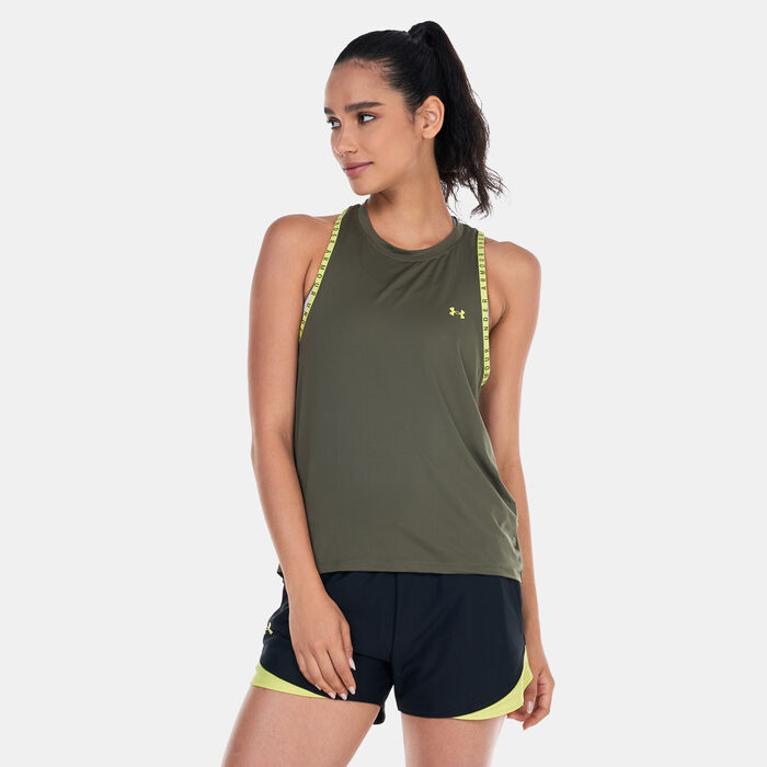 Under Armour Women's Knockout Training Tank Top Green Under Armour Women's Knockout Training Tank Top Green image number 0