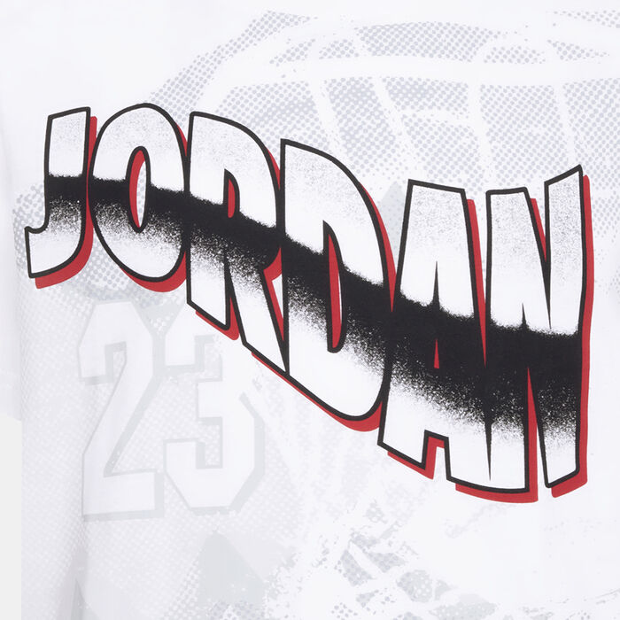 Nike Kids' Jumpman Play T-Shirt White Nike Kids' Jumpman Play T-Shirt White image number 3
