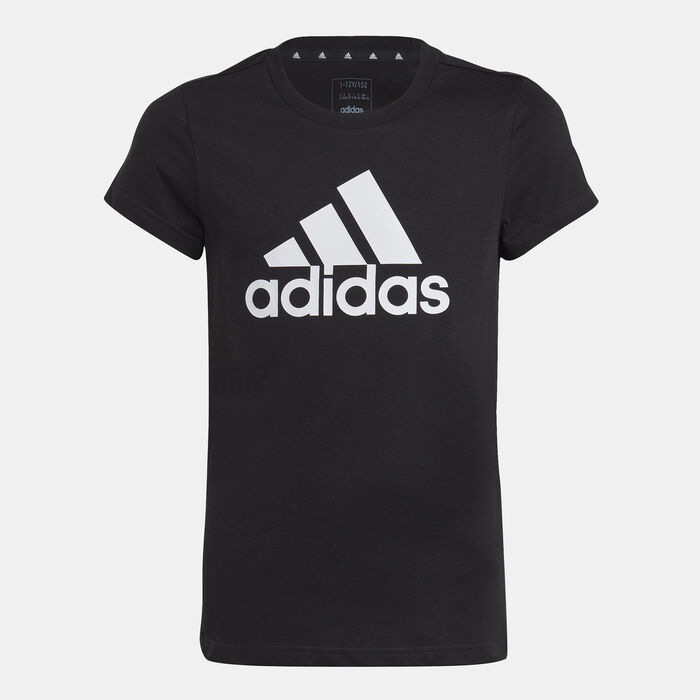 adidas Kids' Essentials Big Logo T-Shirt Black adidas Kids' Essentials Big Logo T-Shirt Black image number 0