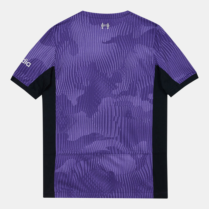 Nike Kids' Dri-FIT Liverpool F.C. Stadium 3rd Football Jersey - 2023/24 (Older Kids) Purple image number 1