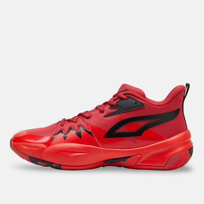 PUMA Men's Genetics Basketball Shoes Red PUMA Men's Genetics Basketball Shoes Red image number 0