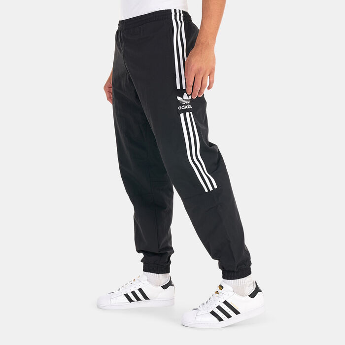 Adidas Originals SPRT US Track Pants In Sand And Black