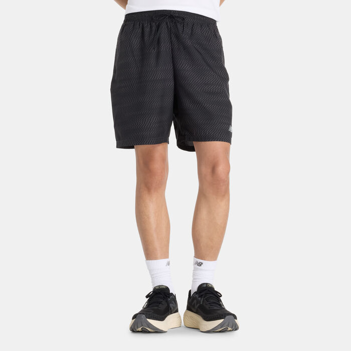 New Balance Men's Sport Essentials Printed Training Shorts Black New Balance Men's Sport Essentials Printed Training Shorts Black image number 0