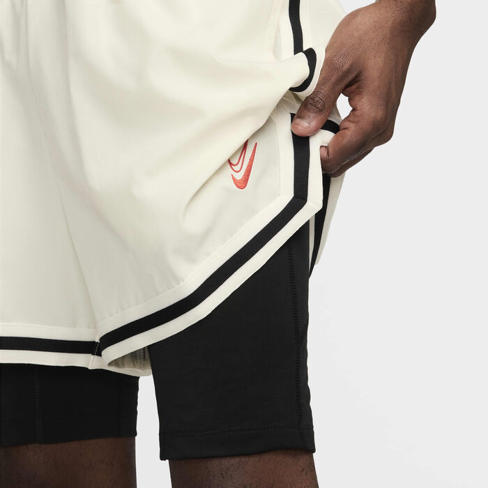 Nike Men's Kevin Durant DNA 2-in-1 Basketball Shorts Ivory Nike Men's Kevin Durant DNA 2-in-1 Basketball Shorts Ivory image number 5