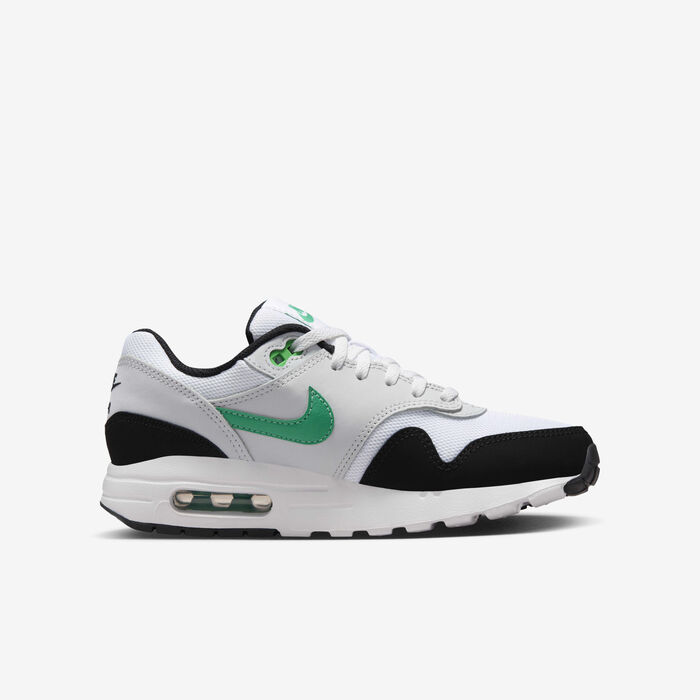 Nike Kids' Air Max 1 Shoes (Older Kids) White image number 2