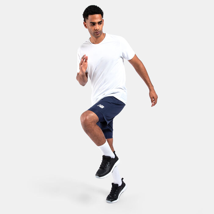 New Balance Men's Aspire 2-in-1 Shorts Black image number 2