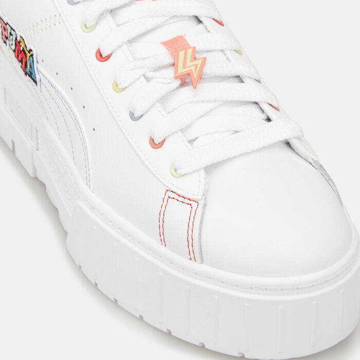 PUMA Women's Mayze Pierced Shoe White PUMA Women's Mayze Pierced Shoe White image number 4