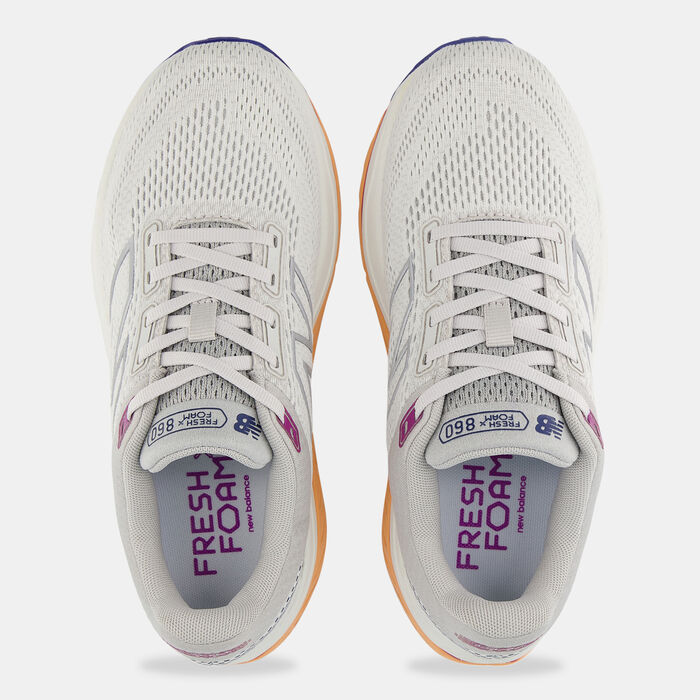New Balance Women's Fresh Foam X 860v14 Running Shoes Grey New Balance Women's Fresh Foam X 860v14 Running Shoes Grey image number 4
