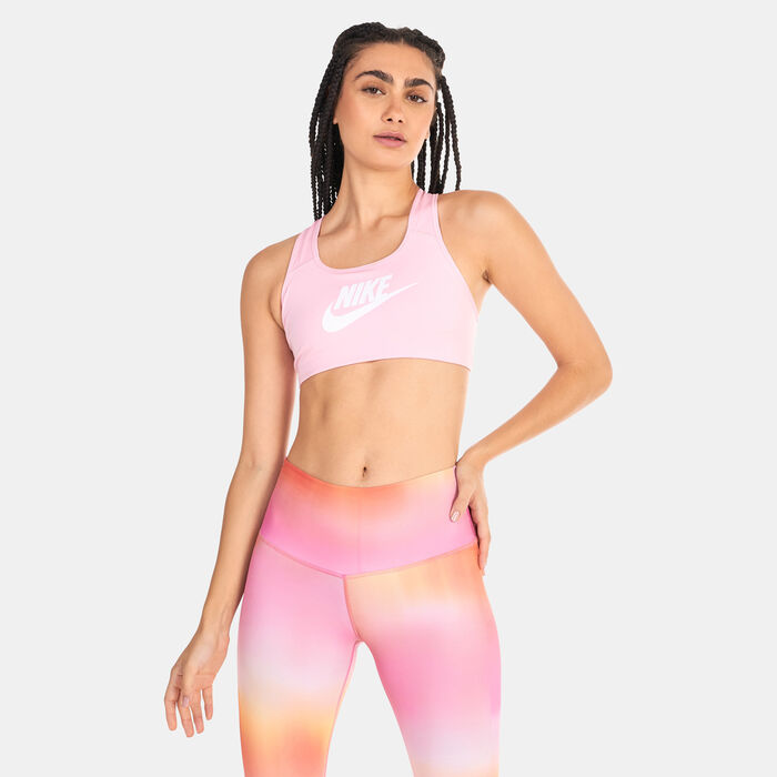 Buy Nike Women's Dri-FIT Swoosh Sports Bra Pink in KSA -SSS