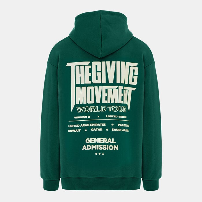 The Giving Movement Men's Printed Hoodie Green The Giving Movement Men's Printed Hoodie Green image number 1