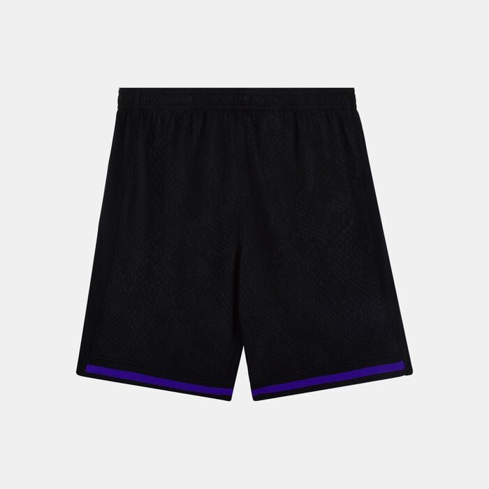Nike Kids' FC Barcelona 25/26 Away Replica Football Shorts Black Nike Kids' FC Barcelona 25/26 Away Replica Football Shorts Black image number 1