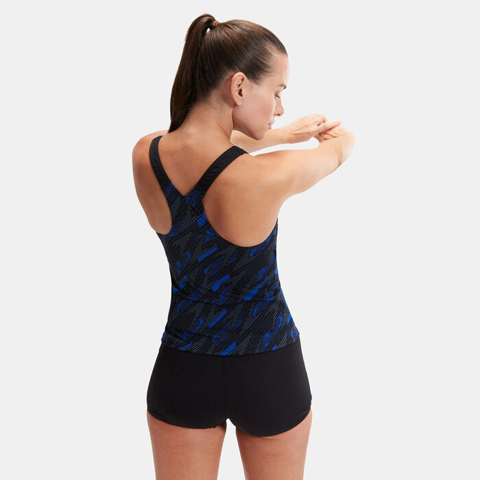 Speedo Women's HyperBoom Swimming Tankini Black Speedo Women's HyperBoom Swimming Tankini Black image number 1
