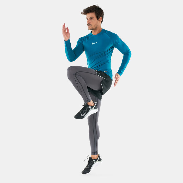 Nike Men’s Pro Dri-FIT Tights Grey Nike Men’s Pro Dri-FIT Tights Grey image number 2