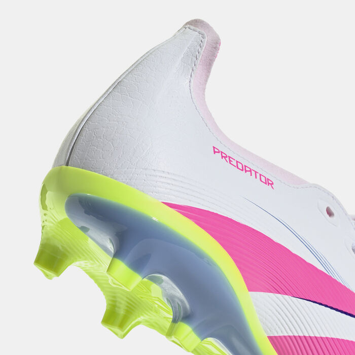 adidas Men's Predator League Fold-Over Tongue Firm/Multi-Ground Football Shoes Pink image number 5