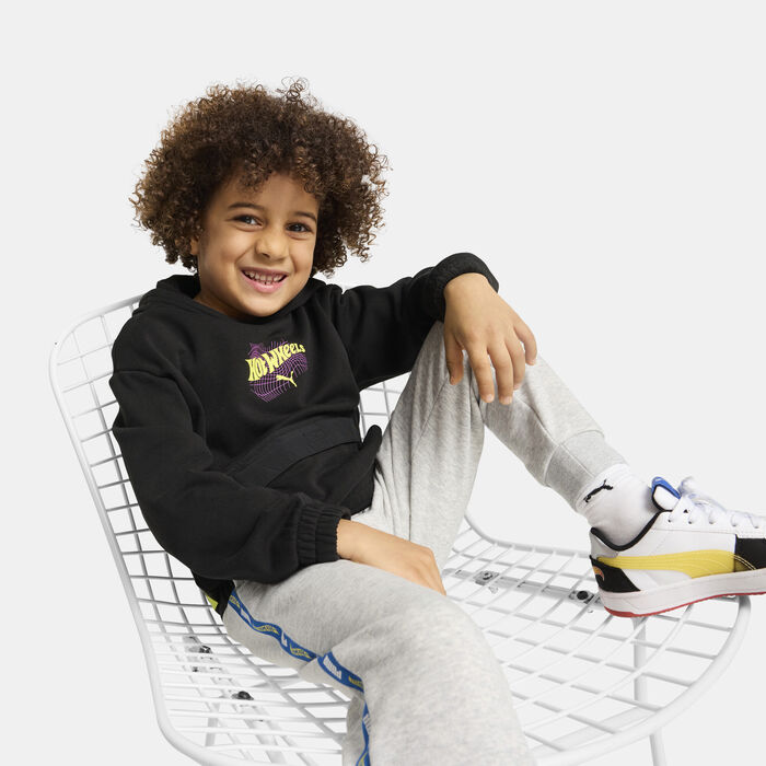 PUMA Kids' HOT WHEELS Graphic Hoodie Black PUMA Kids' HOT WHEELS Graphic Hoodie Black image number 0
