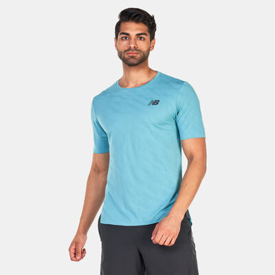 New Balance Men's Speed Jacquard T-Shirt Green