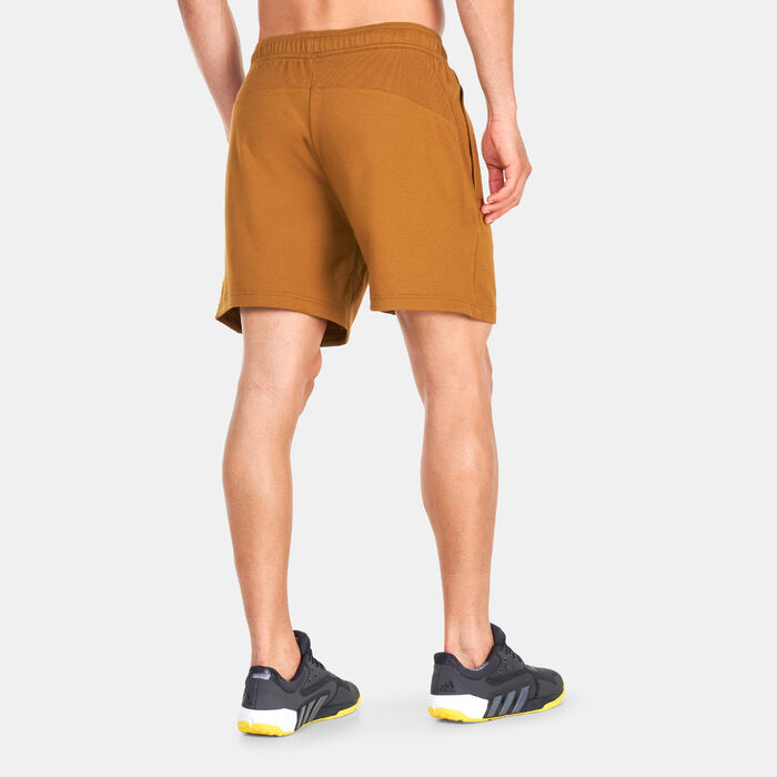 adidas Men's Yoga Base Training Shorts Brown adidas Men's Yoga Base Training Shorts Brown image number 1