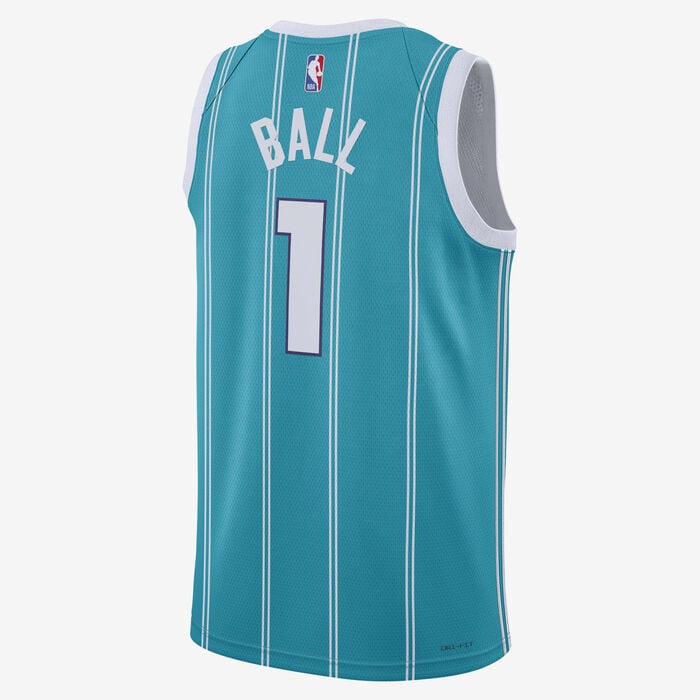 Jordan Men's NBA Charlotte Hornets Icon Edition 2022/23 Dri-FIT Swingman Jersey Green Jordan Men's NBA Charlotte Hornets Icon Edition 2022/23 Dri-FIT Swingman Jersey Green image number 1