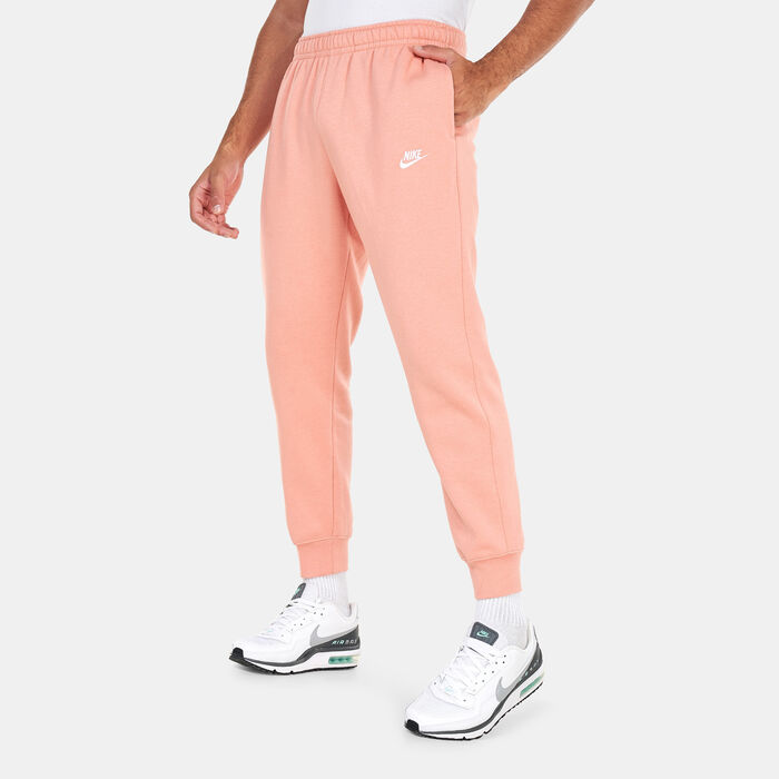 Nike Men's Sportswear Club Fleece Joggers Orange Nike Men's Sportswear Club Fleece Joggers Orange image number 0