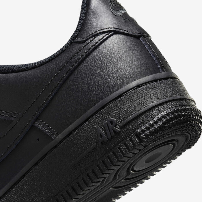 Nike Kids' Air Force 1 LE Shoes Black Nike Kids' Air Force 1 LE Shoes Black image number 7