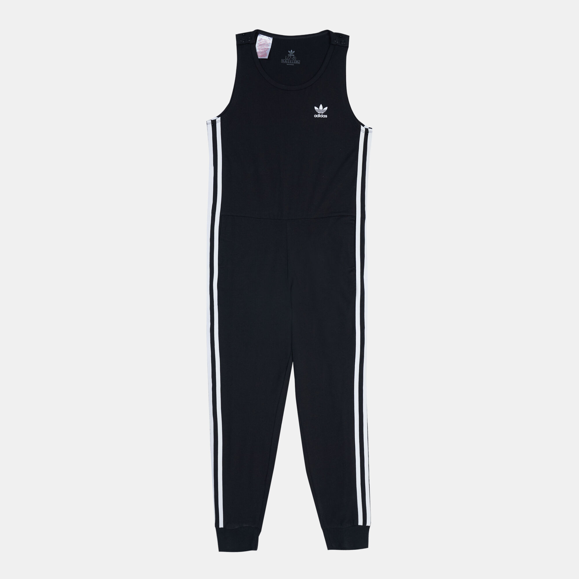 Buy adidas Originals Kids 3 Stripes Jumpsuit Black in KSA SSS