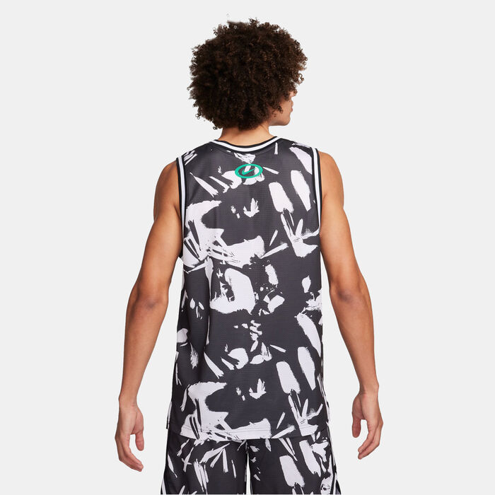 Nike Men's DNA Dri-FIT Basketball Jersey Grey image number 1