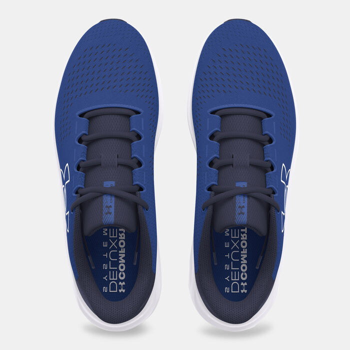 Under Armour Men's Charged Pursuit 3 Big Logo Running Shoes Blue image number 4