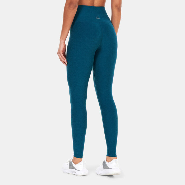 BEYOND YOGA Women's Spacedye Caught In The Midi High Waisted Leggings Green BEYOND YOGA Women's Spacedye Caught In The Midi High Waisted Leggings Green image number 1