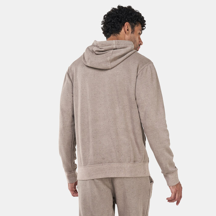 Nike Men's Club Fleece Pullover Hoodie Brown image number 1